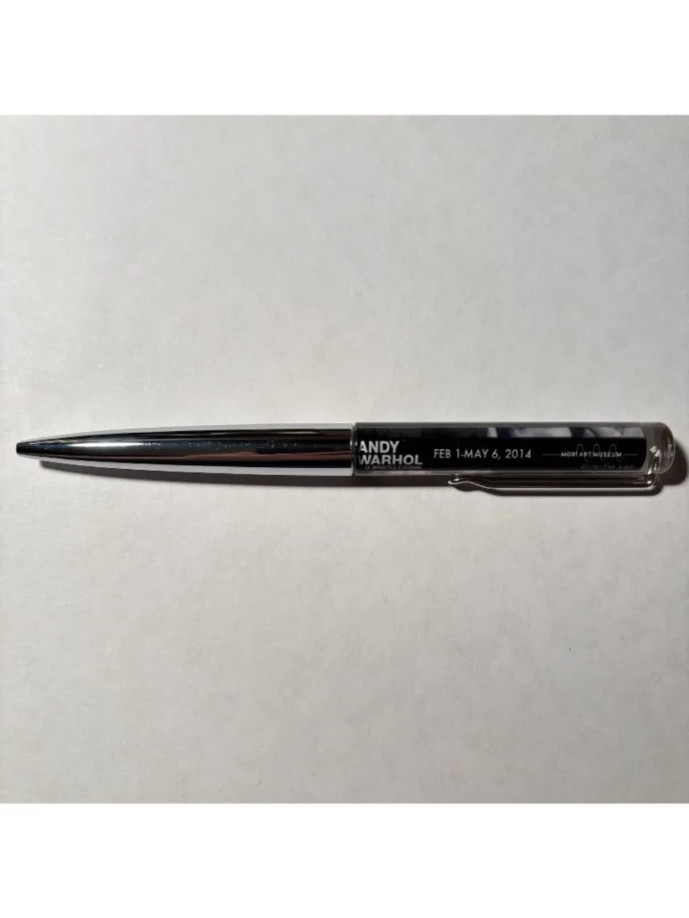 Andy Warhol Floaty Pen 15 Minutes Eternal Fame Black and White Photos Artist Art